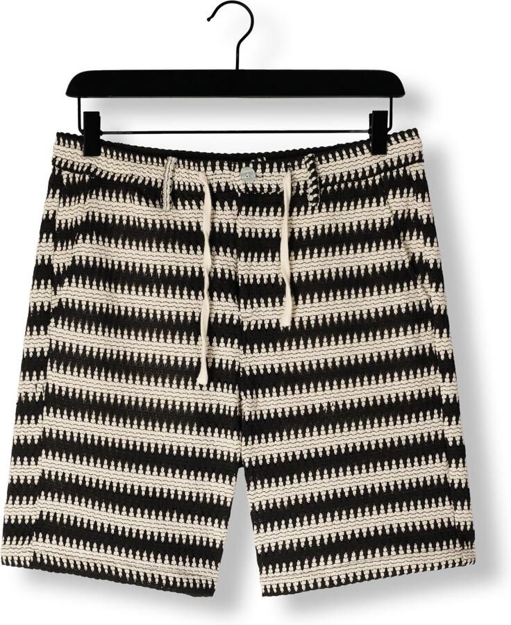 ANERKJENDT Heren Broeken Akjan Struc Stripe Shorts Ecru