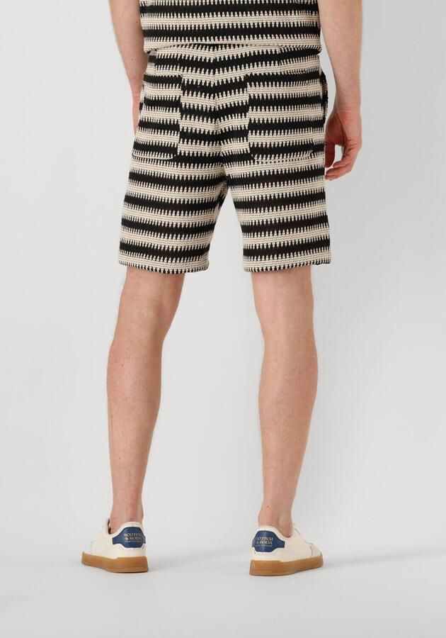 ANERKJENDT Heren Broeken Akjan Struc Stripe Shorts Ecru - Foto 2