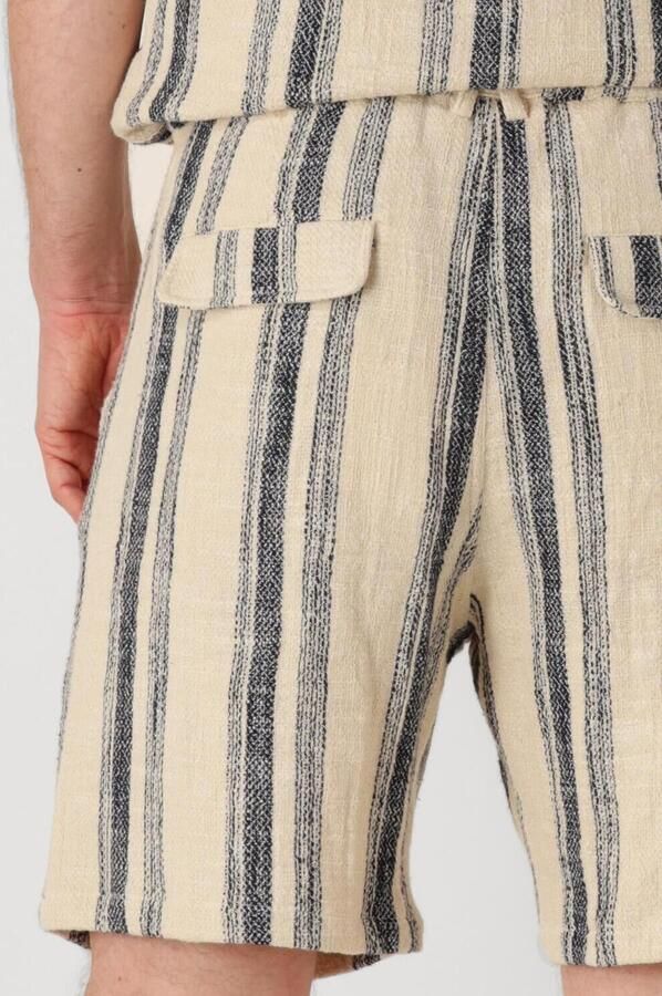 ANERKJENDT Heren Broeken Akjan Structure Shorts Beige - Foto 3