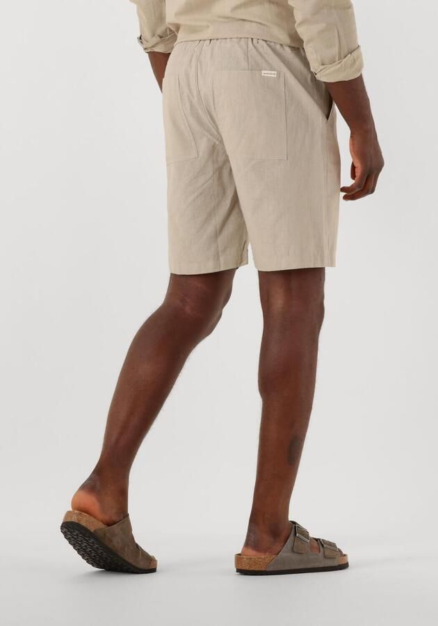 ANERKJENDT Heren Broeken Aklt James Cot linen Ela Shorts Zand - Foto 2