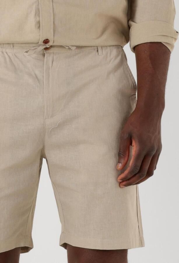 ANERKJENDT Heren Broeken Aklt James Cot linen Ela Shorts Zand - Foto 3