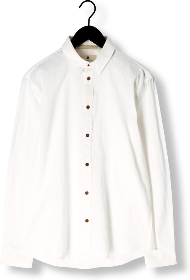 ANERKJENDT Heren Overhemden Akleif L s Cot linen Shirt Wit - Foto 2