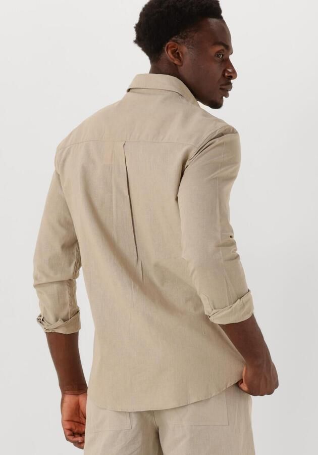 ANERKJENDT Heren Overhemden Akleif L s Cot linen Shirt Zand - Foto 2