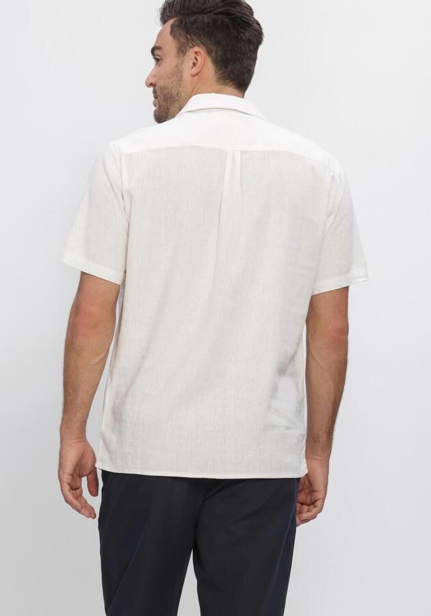 ANERKJENDT Heren Overhemden Akleo Cot-linnen-vis S s Shirt Ecru - Foto 3