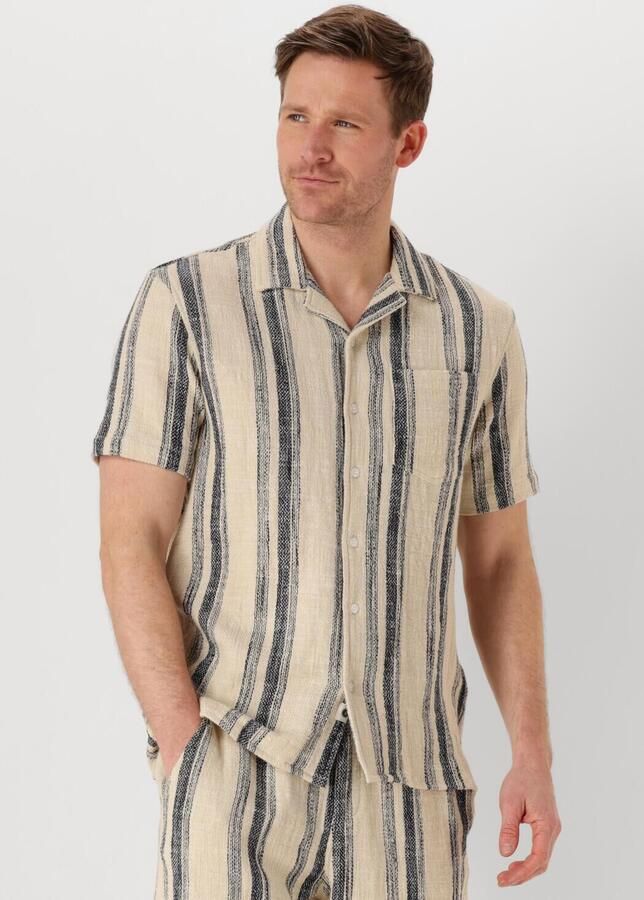ANERKJENDT Heren Overhemden Akleon Structure S s Shirt Beige - Foto 4