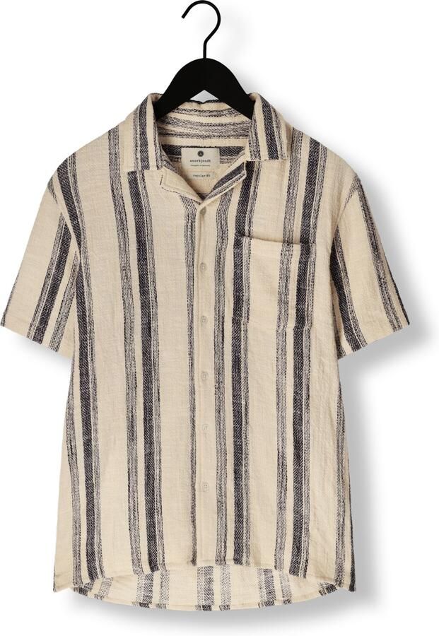 ANERKJENDT Heren Overhemden Akleon Structure S s Shirt Beige - Foto 3