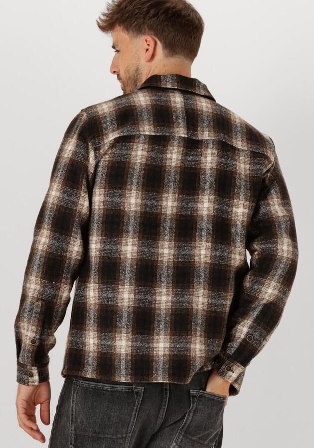 ANERKJENDT Heren Overshirts Akhanky Wool Os Bruin - Foto 2