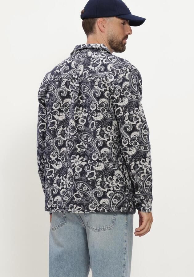 ANERKJENDT Heren Overshirts Akoscar Caster2 Jacq Overshirt Donkerblauw - Foto 3