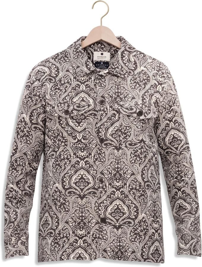ANERKJENDT Heren Overshirts Akoscar Garden Jacq Overshirt Zwart - Foto 2