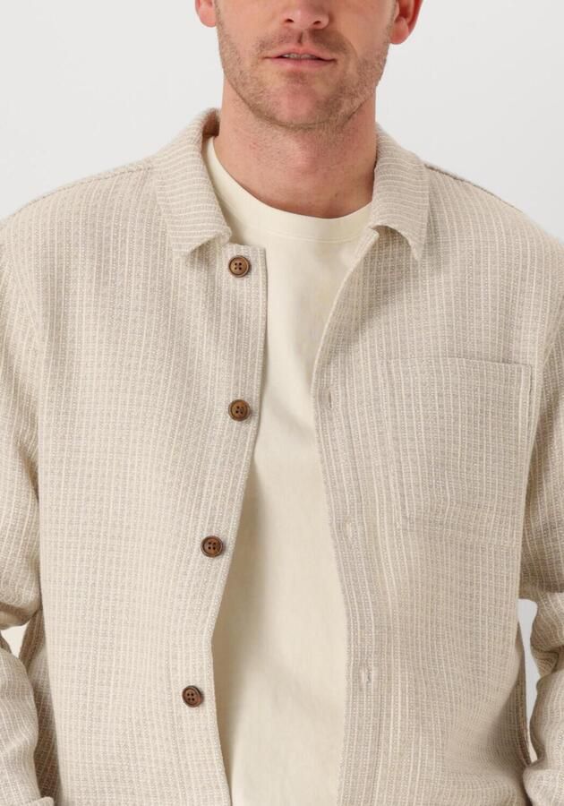 ANERKJENDT Heren Overshirts Akoscar New Overshirt Ecru - Foto 2