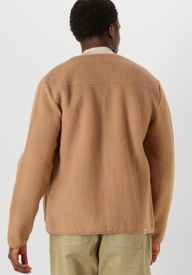ANERKJENDT Heren Overshirts Aksigurd Boiled Wool Camel - Foto 2