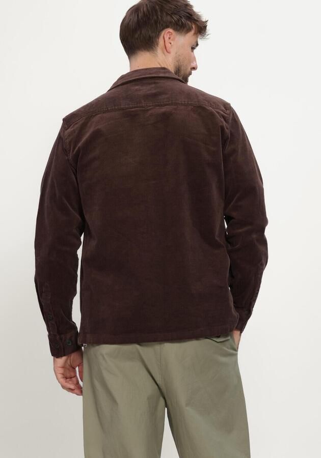 ANERKJENDT Heren Overshirts Oscar Cord Overshirt Bruin - Foto 3