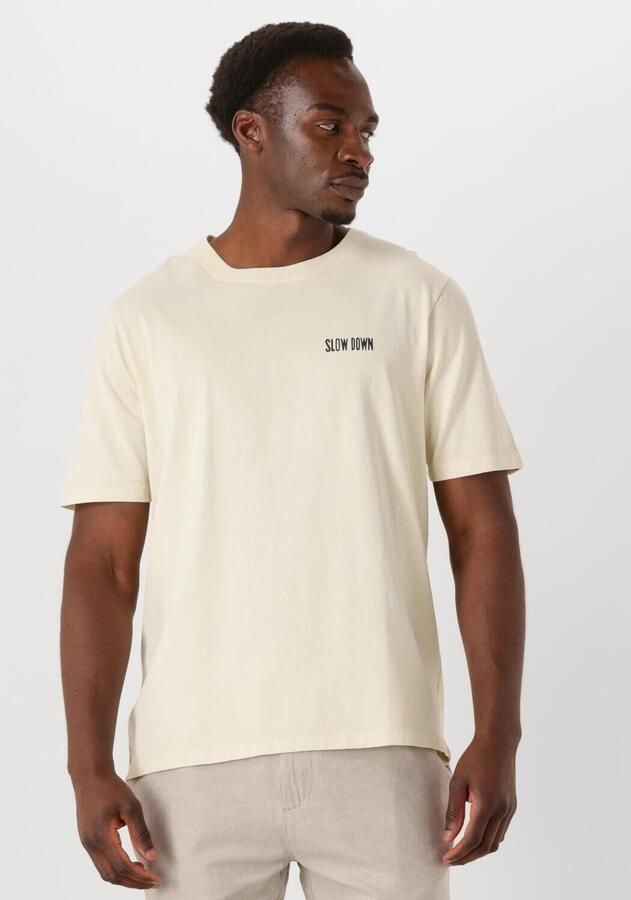 ANERKJENDT Heren Polo's & T-shirts Akkiki Enduring Ss Tee Gebroken Wit - Foto 2