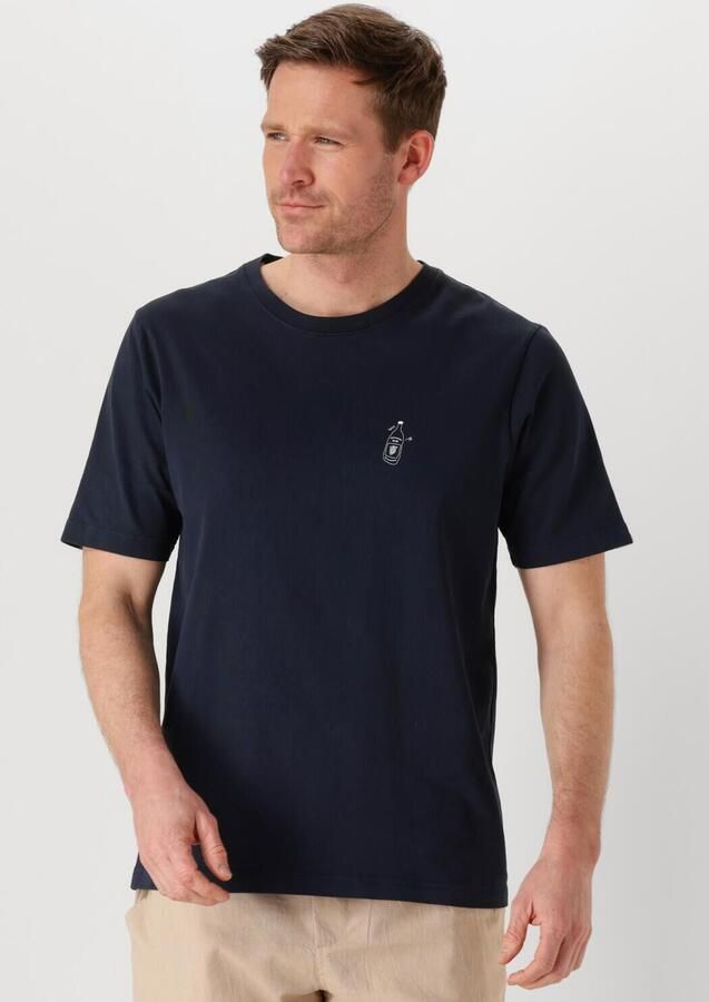 ANERKJENDT Heren Polo's & T-shirts Akkikki Seasonal Tee Donkerblauw - Foto 4