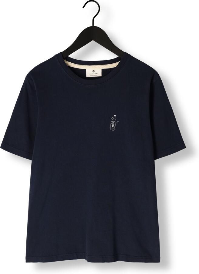 ANERKJENDT Heren Polo's & T-shirts Akkikki Seasonal Tee Donkerblauw