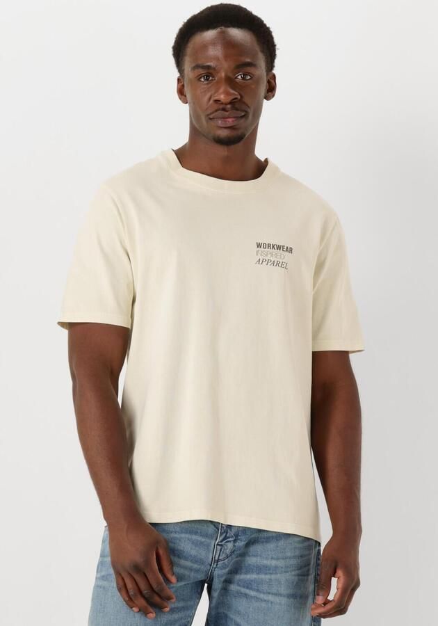 ANERKJENDT Heren Polo's & T-shirts Akkikki Seasonal Tee Ecru - Foto 4