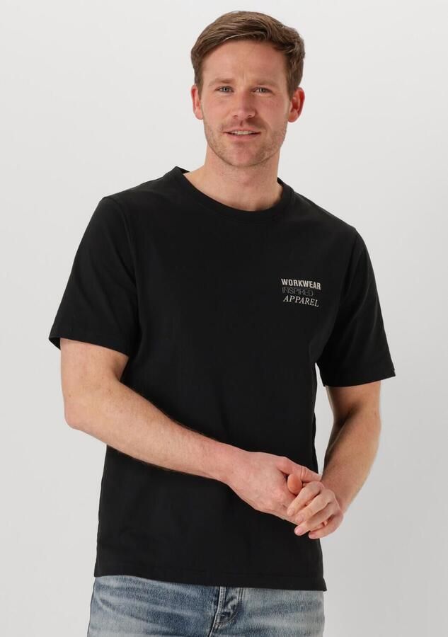 ANERKJENDT Heren Polo's & T-shirts Akkikki Seasonal Tee Zwart - Foto 4