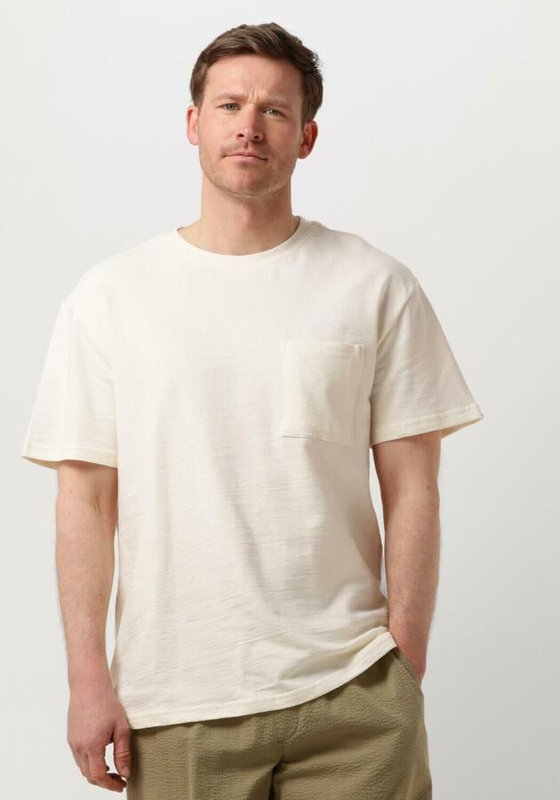 ANERKJENDT Heren Polo's & T-shirts Akkikki S s Structure Tee Zand - Foto 3