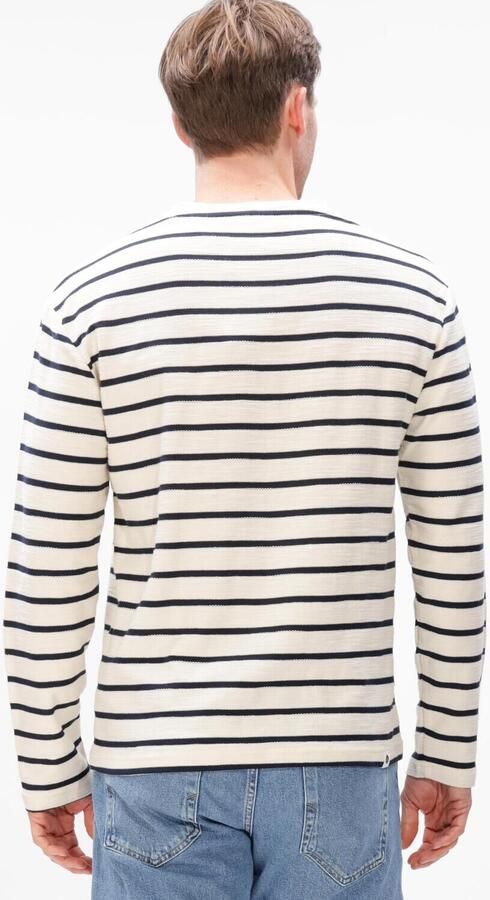 ANERKJENDT Heren Polo's & T-shirts Aksander Sweat Creme - Foto 4