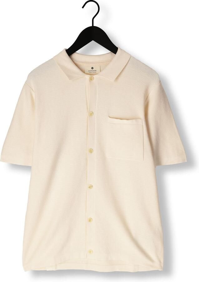 ANERKJENDT Heren Polo's & T-shirts Aksvend S s Knit Shirt Beige