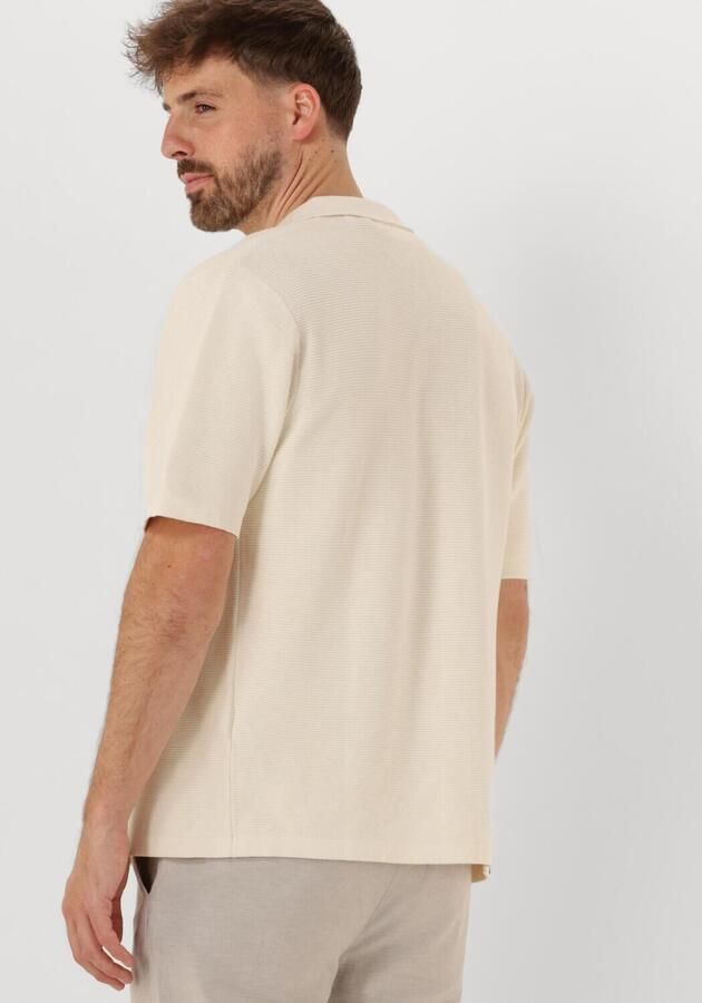 ANERKJENDT Heren Polo's & T-shirts Aksvend S s Knit Shirt Beige - Foto 2