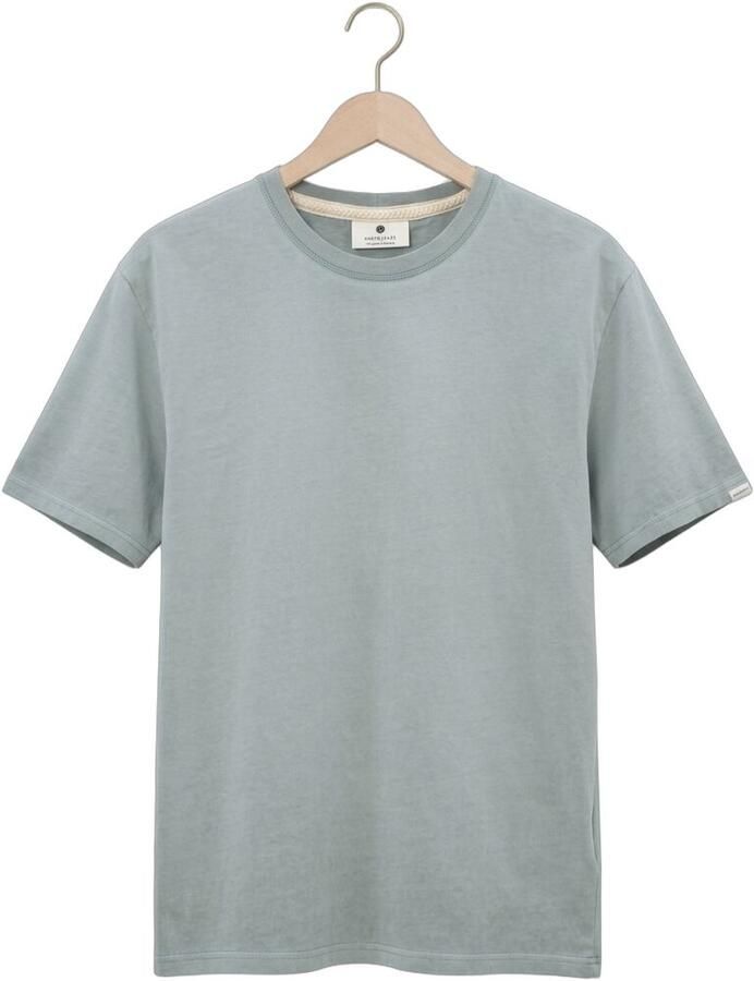 ANERKJENDT Heren Polo's & T-shirts Akvillads Washed Tee Mint - Foto 2