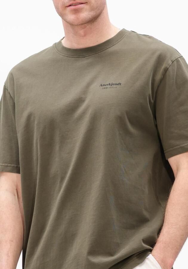 ANERKJENDT Heren Polo's & T-shirts Akvillads Workwear Tee Olijf - Foto 3