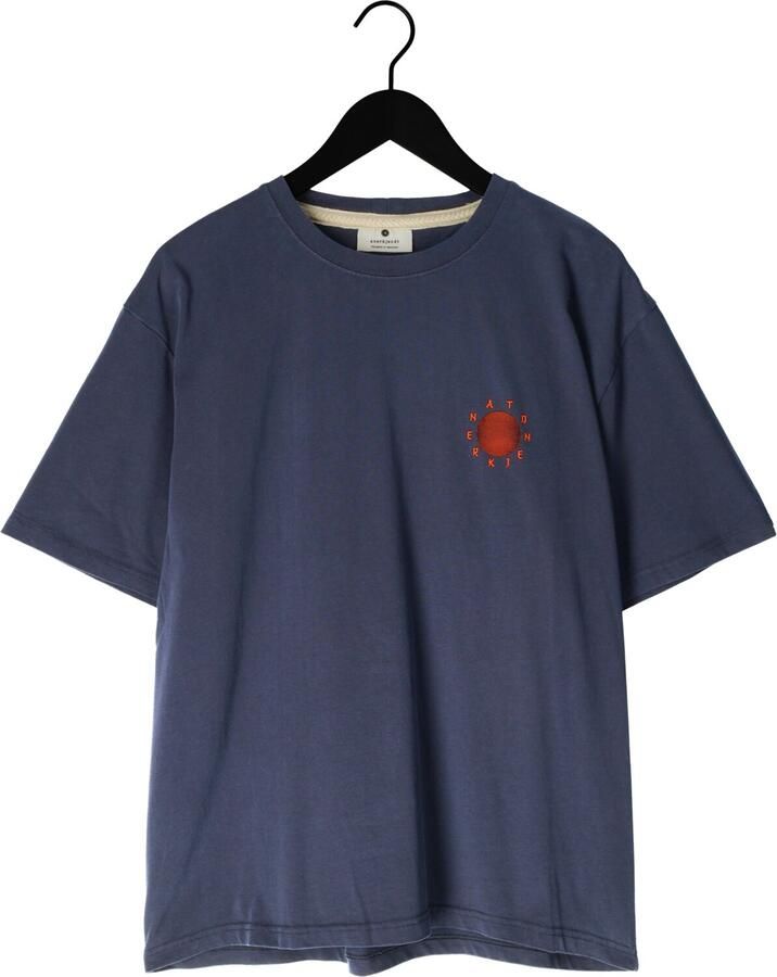 ANERKJENDT Heren Polo's & T-shirts Kvillads Sun Tee Donkerblauw - Foto 2