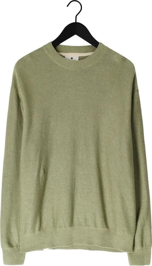 ANERKJENDT Heren Truien & Vesten Akebbe Cotton silk Knit Groen - Foto 4