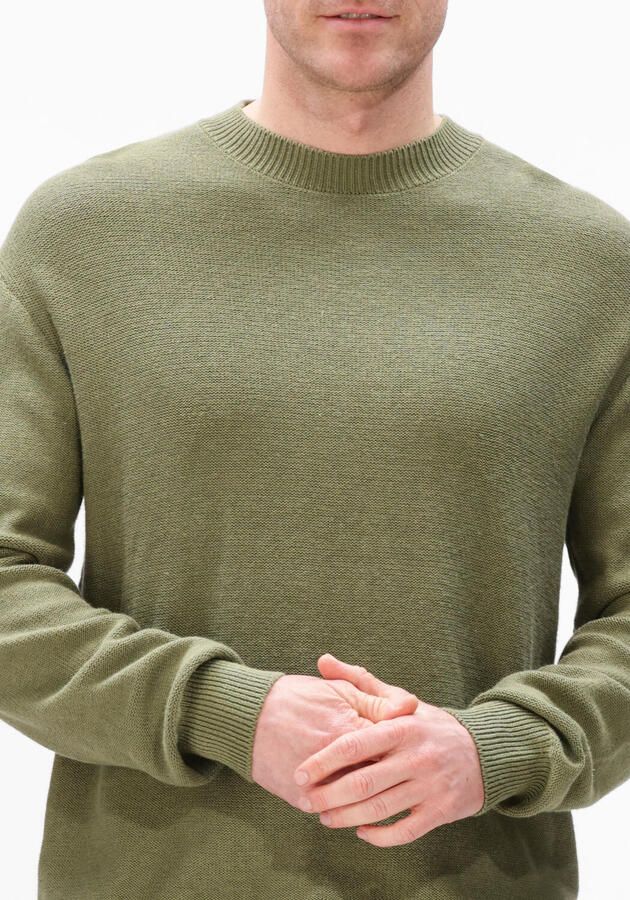 ANERKJENDT Heren Truien & Vesten Akebbe Cotton silk Knit Groen - Foto 2