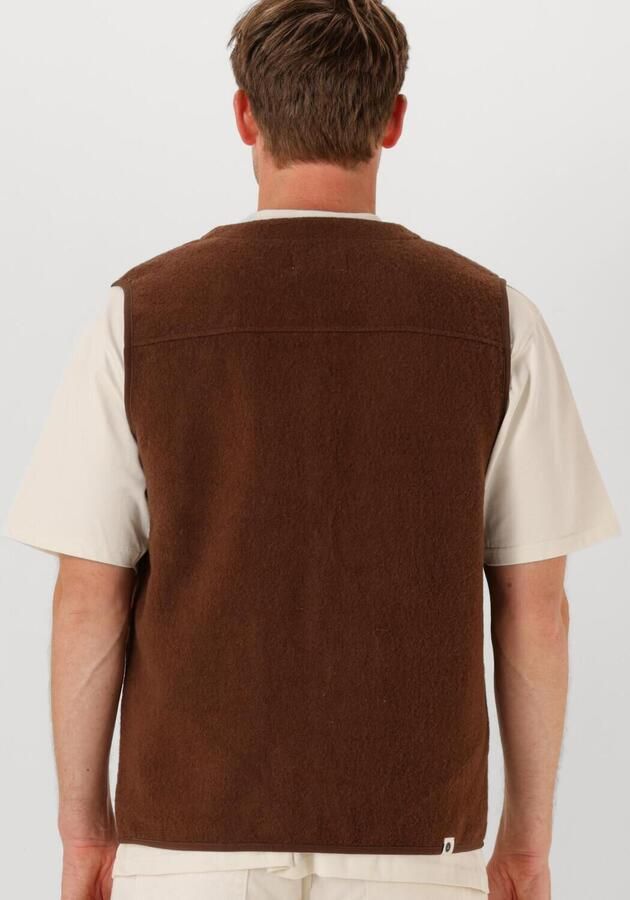 ANERKJENDT Heren Truien & Vesten Akrasmus Boiled Wool Bruin