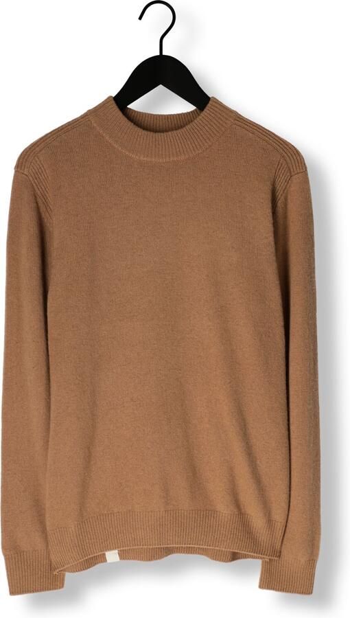 ANERKJENDT Heren Truien & Vesten Akrico Lambswool Knit Camel - Foto 3