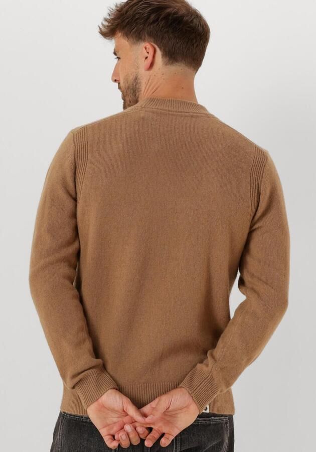 ANERKJENDT Heren Truien & Vesten Akrico Lambswool Knit Camel