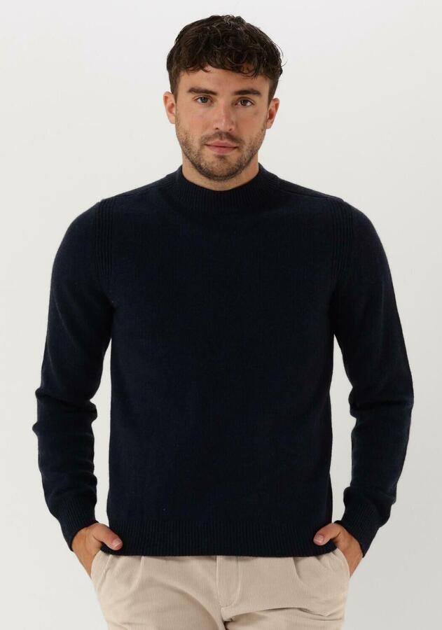 Anerkjendt Herkende Akrrico lamswool gebreide donkere marine 900972 Blauw Heren - Foto 4