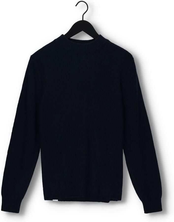 Anerkjendt Herkende Akrrico lamswool gebreide donkere marine 900972 Blauw Heren