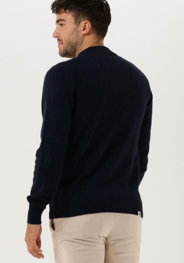 Anerkjendt Herkende Akrrico lamswool gebreide donkere marine 900972 Blauw Heren - Foto 2