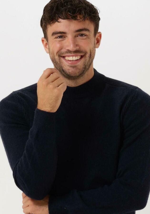 Anerkjendt Herkende Akrrico lamswool gebreide donkere marine 900972 Blauw Heren - Foto 3