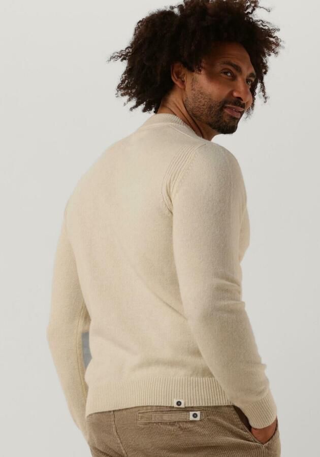 ANERKJENDT Heren Truien & Vesten Akrico Lambswool Knit Ecru