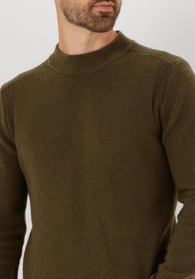 Anerkjendt Heren Lamswol Gebreide Trui Donkergroen Green Heren - Foto 2