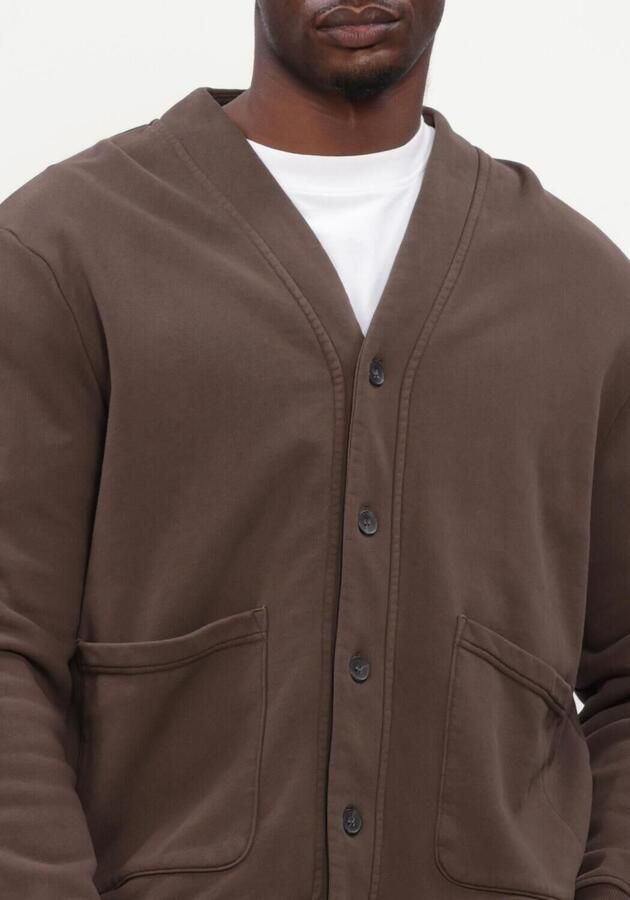ANERKJENDT Heren Truien & Vesten Aksinus V Sweat Cardigan Bruin - Foto 4