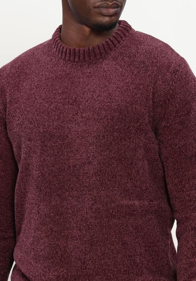 ANERKJENDT Heren Truien & Vesten Aksune Chenille Knit Bordeaux - Foto 2