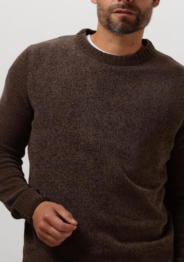 ANERKJENDT Heren Truien & Vesten Aksune Chenille Knit Bruin - Foto 2
