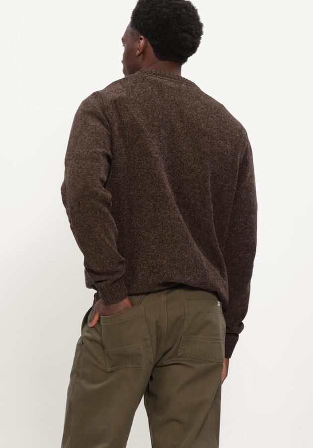 ANERKJENDT Heren Truien & Vesten Aksune Chenille Knit Bruin - Foto 2