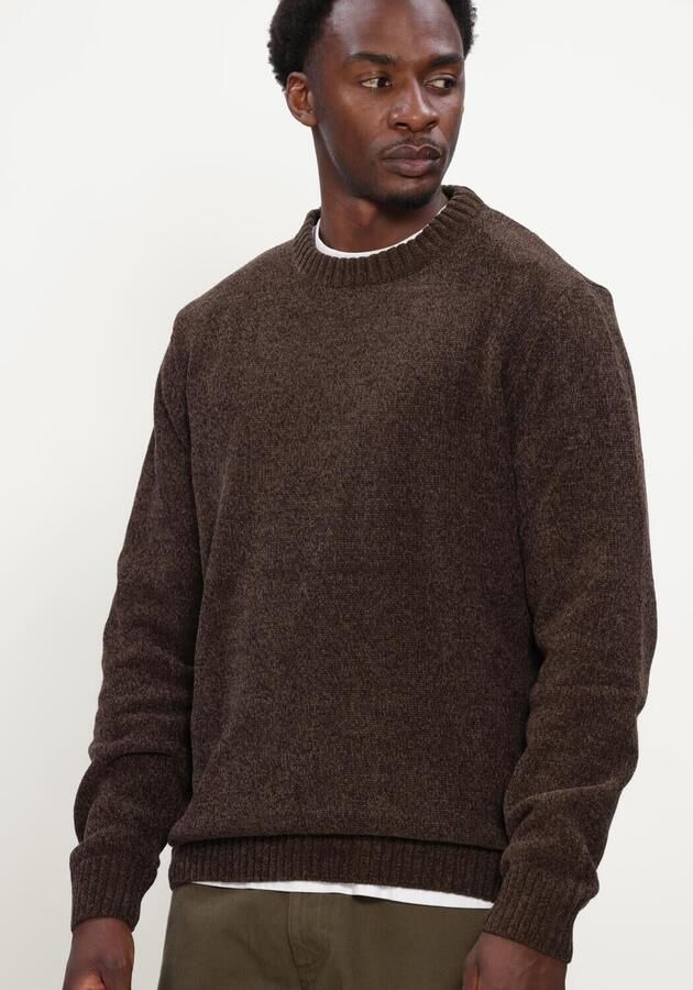 ANERKJENDT Heren Truien & Vesten Aksune Chenille Knit Bruin - Foto 3
