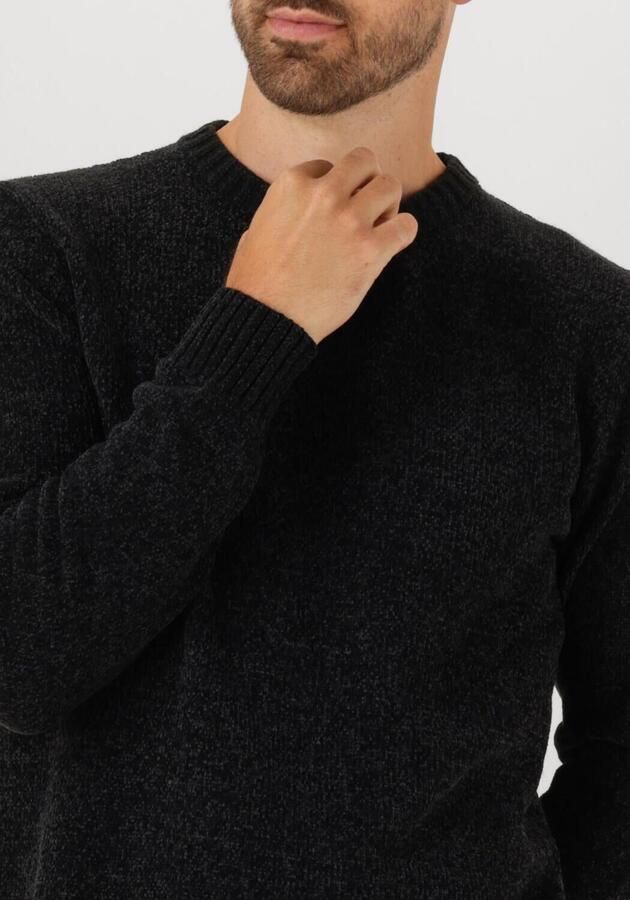 ANERKJENDT Heren Truien & Vesten Aksune Chenille Knit Zwart - Foto 3