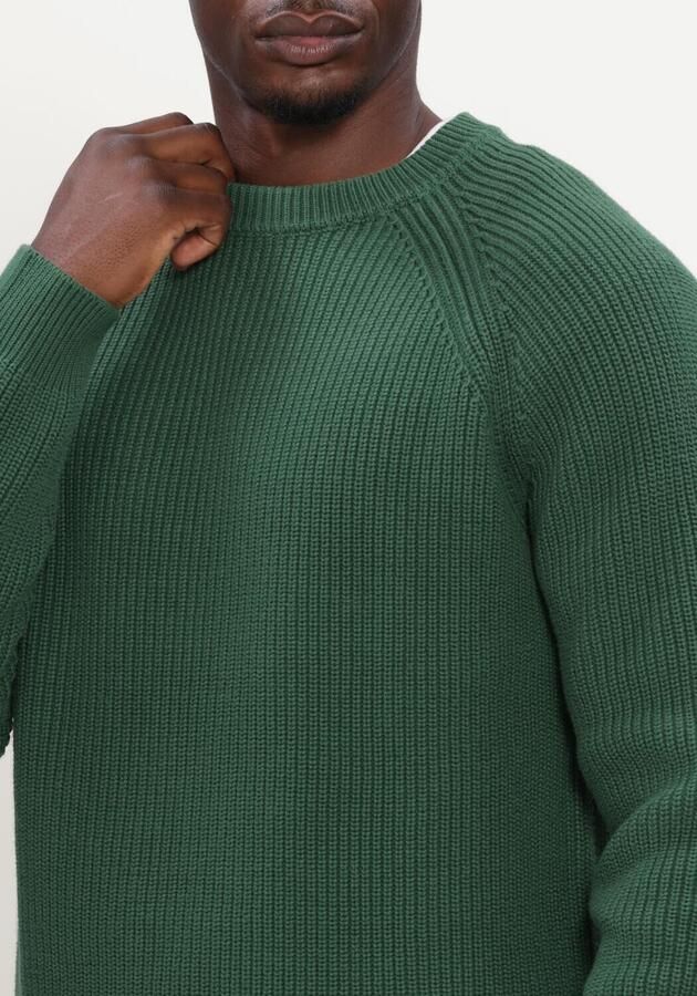 ANERKJENDT Heren Truien & Vesten Aksune Patent Knit Donkergroen - Foto 4