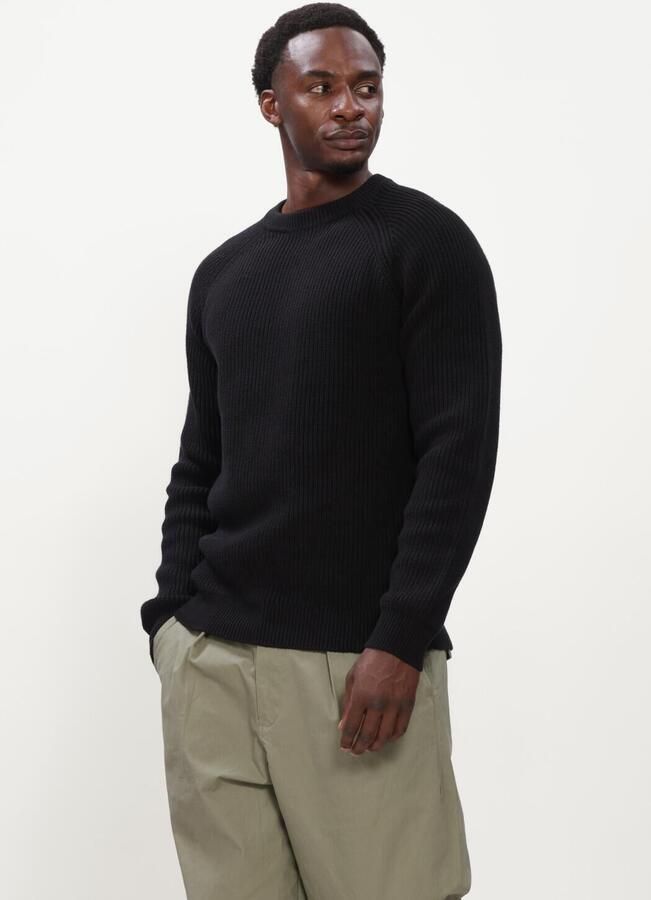 ANERKJENDT Heren Truien & Vesten Aksune Patent Knit Zwart