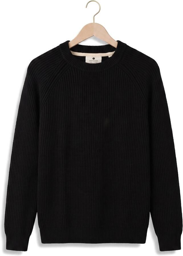 ANERKJENDT Heren Truien & Vesten Aksune Patent Knit Zwart - Foto 2