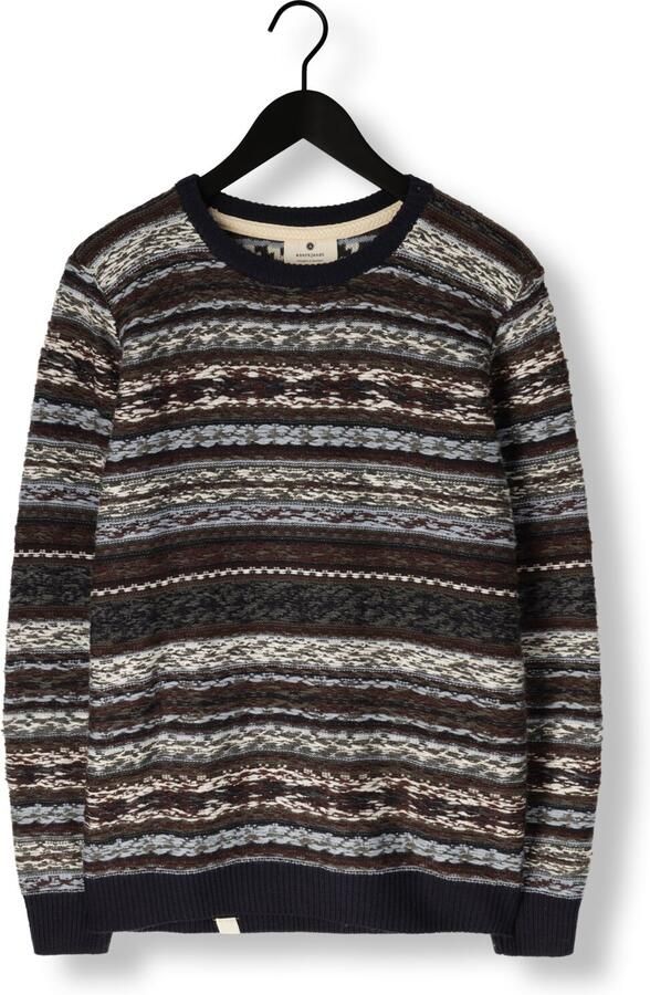 ANERKJENDT Heren Truien & Vesten Aksune Reverse Inka Knit Multi - Foto 3