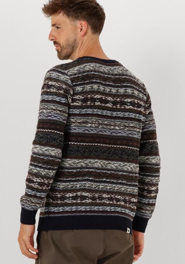 ANERKJENDT Heren Truien & Vesten Aksune Reverse Inka Knit Multi - Foto 2